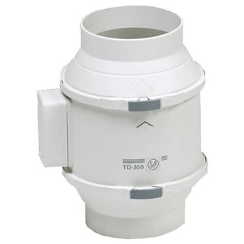 Вентилятор S&P TD-160/100 N SILENT цена и информация | Вентиляторы для ванной | 220.lv