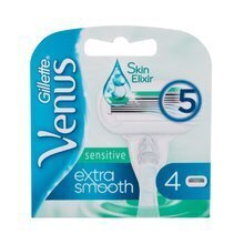 Бритвенные головки Gillette Venus Extra Smooth Sensitive, 4 шт. цена и информация | Косметика и средства для бритья | 220.lv