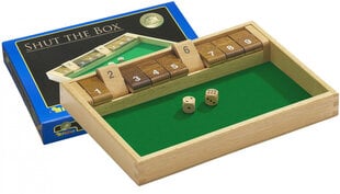 Игра Shut the box 9 цена и информация | Настольные игры, головоломки | 220.lv