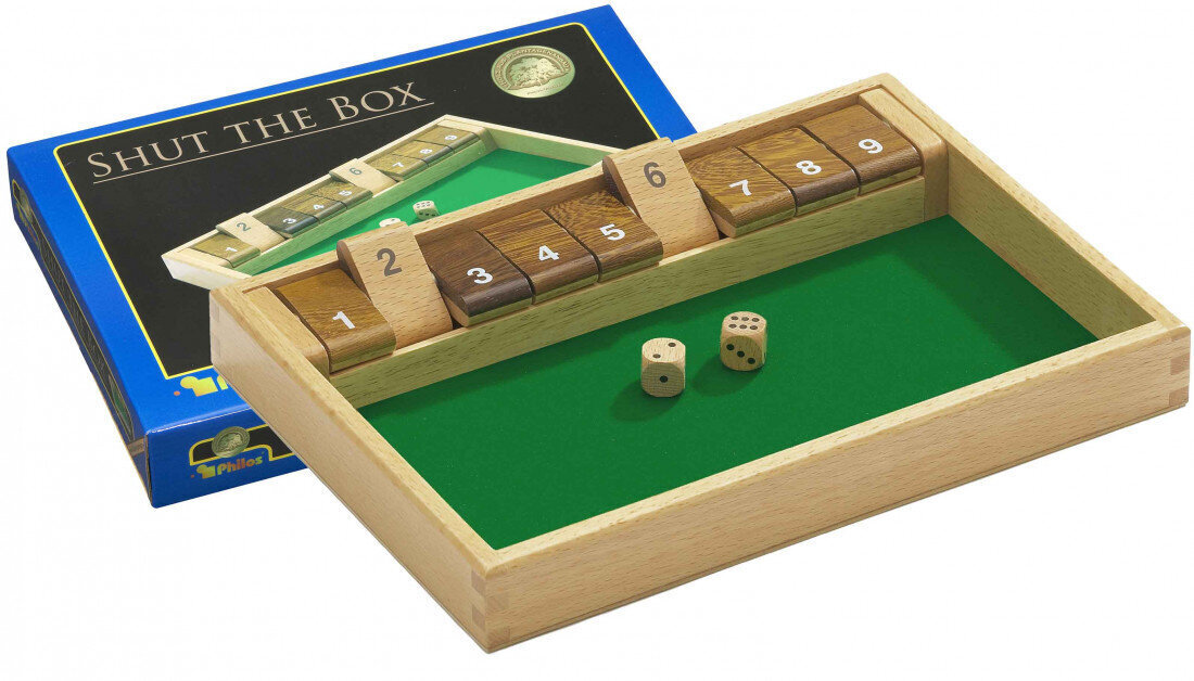 Spēle - Shut the box 9 cena un informācija | Galda spēles | 220.lv