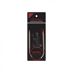 Вязальные круговые спицы CHIAOGOO KNIT RED, 60 см, 3.5 мм цена и информация | Принадлежности для вязания | 220.lv