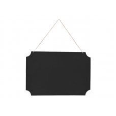 Подвесной знак на классной доске, черный цена и информация | Праздничные декорации | 220.lv