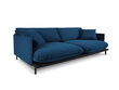 Četrvietīgs dīvāns Interieurs 86 Auguste, zils цена и информация | Dīvāni | 220.lv