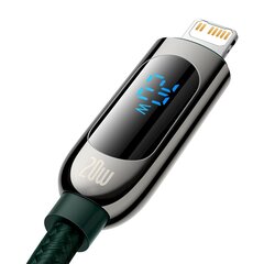 USB-C cable for Lightning Baseus Display, PD, 20W, 1m (green) цена и информация | Кабели для телефонов | 220.lv