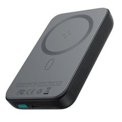 Банк питания Joyroom 10000мАч 20Вт Power Delivery Quick Charge беспроводное зарядное устройство Qi 15W для iPhone, совместимое с MagSafe, черное (JR-W020) цена и информация | Зарядные устройства Power bank | 220.lv