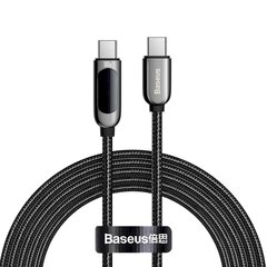 Cable USB-C to USB-C Baseus Cafule, 100W, 1m (black) cena un informācija | Savienotājkabeļi | 220.lv