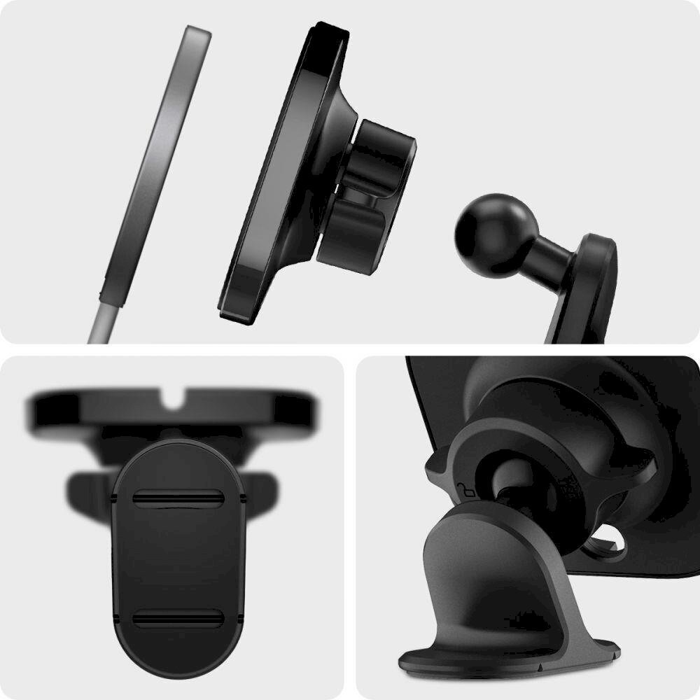 SPIGEN MAG FIT MAGSAFE DASHBOARD CAR MOUNT BLACK cena un informācija | Auto turētāji | 220.lv