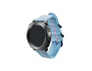 Ремешок GP-R600BREECAF Samsung Gear Sport Studio Premium Nato Strap Blue/Pink цена и информация | Аксессуары для смарт-часов и браслетов | 220.lv