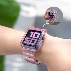 Силиконовый ремешок Fusion Light Set для Apple Watch 38 мм / 40 мм / 41 мм, красный цена и информация | Аксессуары для смарт-часов и браслетов | 220.lv