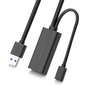 Ugreen Active Kick USB 3.2 Gen 1 Extension Cable (USB 3.0, USB 3.1 Gen 1) 10m Black (US175) цена и информация | Adapteri un USB centrmezgli | 220.lv