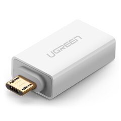 Ugreen micro USB - USB 2.0 OTG adapter white (US195) цена и информация | Кабели для телефонов | 220.lv