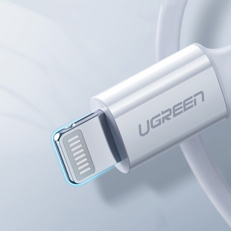 Ugreen MFi cable USB Type C - Lightning 3A 1.5 m white (US171) цена и информация | Savienotājkabeļi | 220.lv