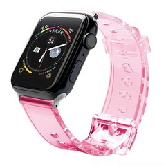 Fusion Light силиконовый ремешок для Apple Watch 42mm / 44mm / 45мм красный цена и информация | Аксессуары для смарт-часов и браслетов | 220.lv