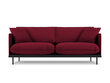 Trīsvietīgs dīvāns Interieurs 86 Auguste, sarkans cena un informācija | Dīvāni | 220.lv