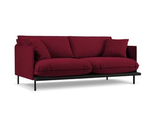 Trīsvietīgs dīvāns Interieurs 86 Auguste, sarkans cena un informācija | Dīvāni | 220.lv