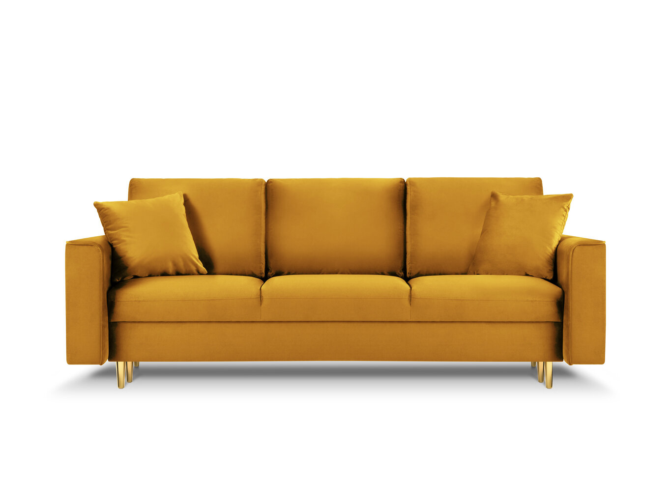 Trīsvietīgs dīvāns Sofas Cartadera, dzeltens/zeltainas krāsas cena un informācija | Dīvāni | 220.lv