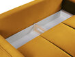 Trīsvietīgs dīvāns Sofas Cartadera, dzeltens/melns цена и информация | Dīvāni | 220.lv