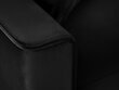 Trīsvietīgs dīvāns Sofas Cartadera, melns cena un informācija | Dīvāni | 220.lv