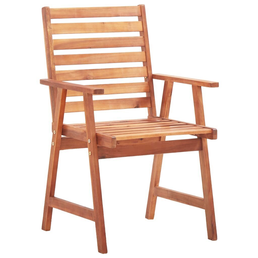Dārza krēsli ar matračiem vidaXL, 3 gab. cena un informācija | Dārza krēsli | 220.lv