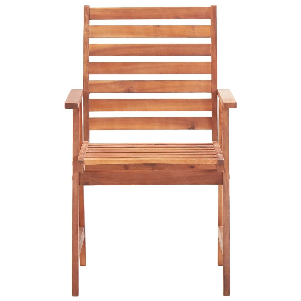 Dārza krēsli ar matračiem vidaXL, 3 gab. cena un informācija | Dārza krēsli | 220.lv
