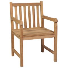 Dārza krēsli vidaXL, 2 gab., zili matrači cena un informācija | Dārza krēsli | 220.lv