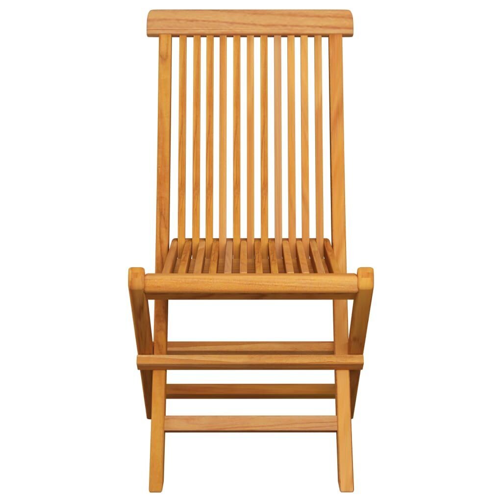 Dārza krēsli vidaXL, 4 gab., zaļi matrači цена и информация | Dārza krēsli | 220.lv