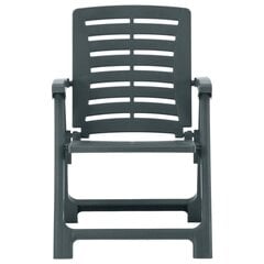 Dārza krēsli vidaXL, 2 gab., zaļi cena un informācija | Dārza krēsli | 220.lv