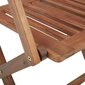 Saliekami dārza krēsli vidaXL, 2 gab. цена и информация | Dārza krēsli | 220.lv