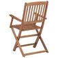 Saliekami dārza krēsli vidaXL, 6 gab. cena un informācija | Dārza krēsli | 220.lv