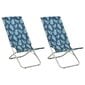 Salokāmi pludmales krēsli vidaXL, 2 gab. cena un informācija | Dārza krēsli | 220.lv