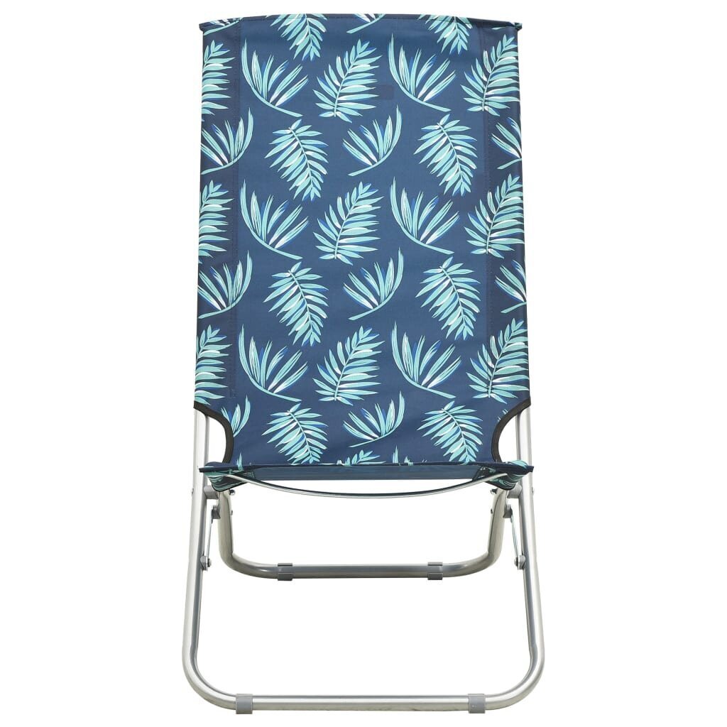 Salokāmi pludmales krēsli vidaXL, 2 gab. cena un informācija | Dārza krēsli | 220.lv