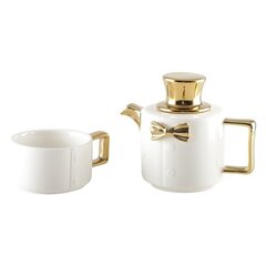 Фарфоровый чайник с чашкой Bow Tie, 17 см цена и информация | Чайники, кофейники | 220.lv
