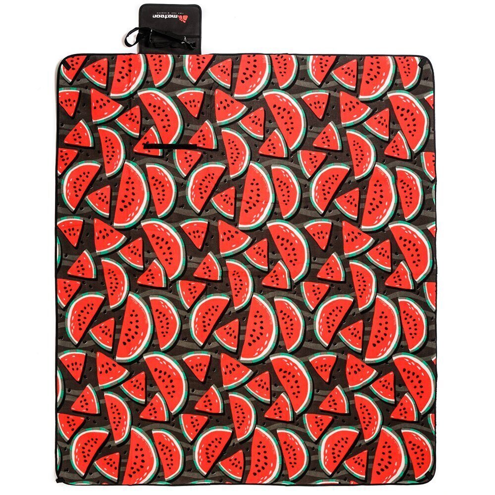 Piknika pleds Meteor Watermelons, 200x180 cm, sarkans cena un informācija | Tūrisma matrači un paklājiņi | 220.lv