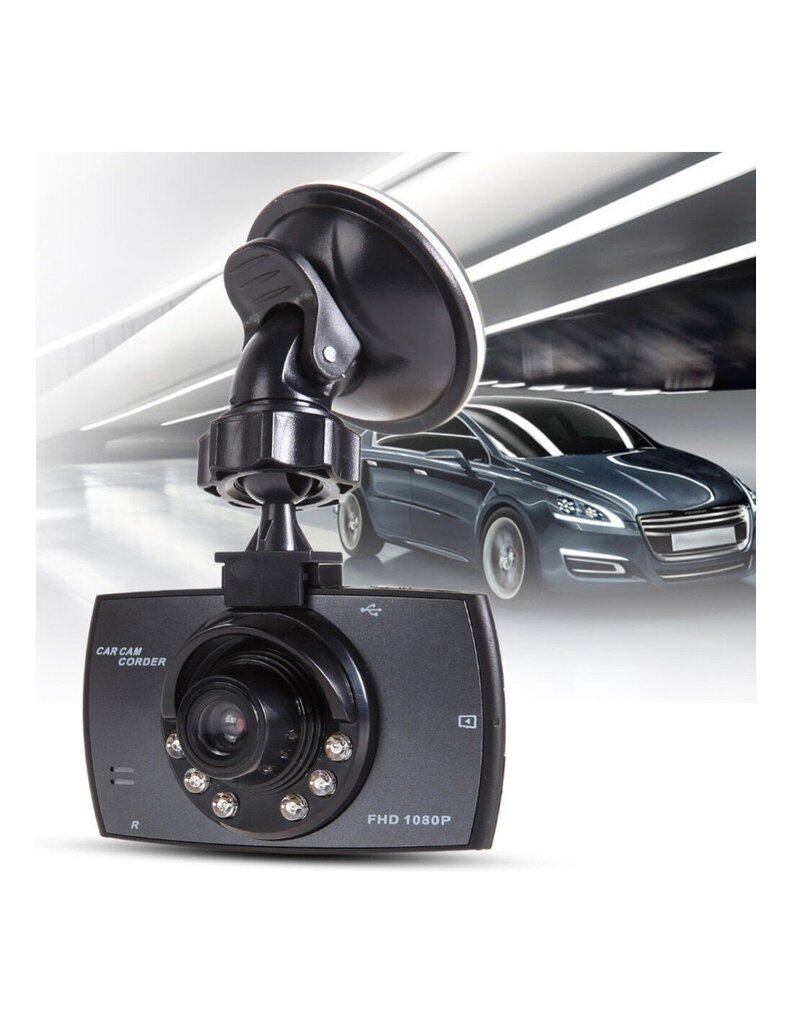 Videoreģistrators ar nakts apgaismojumu FHD1080P цена и информация | Auto video reģistratori | 220.lv