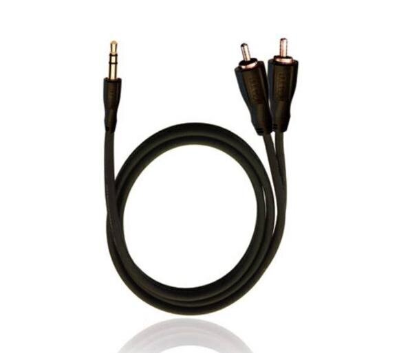 Oehlbach jack audio kabelis, 0.75 m, melns цена и информация | Kabeļi un vadi | 220.lv