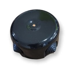 Melna keramikas sadales kaste cena un informācija | Elektrības slēdži, rozetes | 220.lv