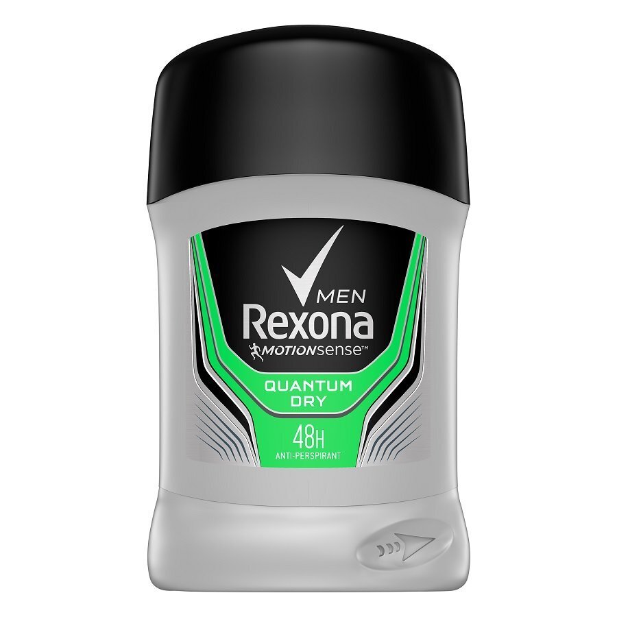 Zīmuļa dezodorants - antiperspirants Rexona Motion Sense Quantum Dry vīriešiem 50 ml cena un informācija | Dezodoranti | 220.lv