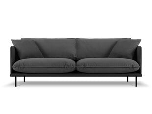 Četrvietīgs dīvāns Interieurs 86 Auguste, tumši pelēks цена и информация | Диваны | 220.lv