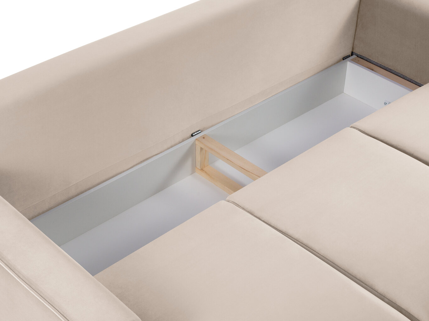 Trīsvietīgs dīvāns Sofas Cartadera, smilšu/zeltainas krāsas cena un informācija | Dīvāni | 220.lv