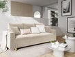 Trīsvietīgs dīvāns Sofas Cartadera, smilšu/zeltainas krāsas cena un informācija | Dīvāni | 220.lv