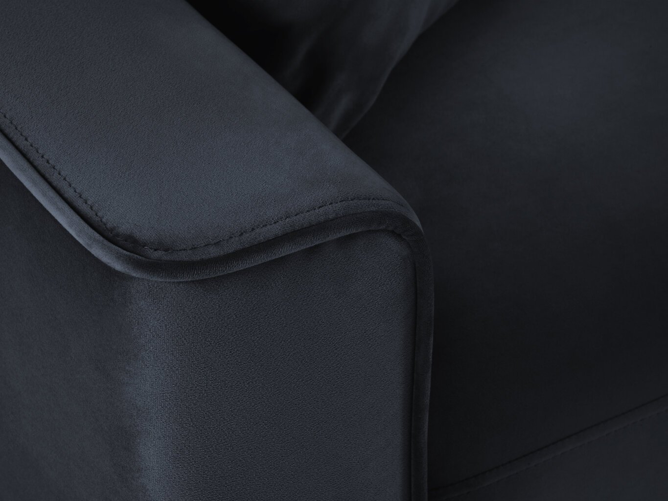 Trīsvietīgs dīvāns Mazzini Sofas Cartadera, tumši zils/zeltainas krāsas cena un informācija | Dīvāni | 220.lv