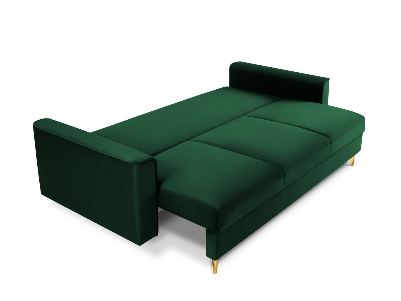 Trīsvietīgs dīvāns Mazzini Sofas Cartadera, tumši zaļš/zeltainas krāsas cena un informācija | Dīvāni | 220.lv