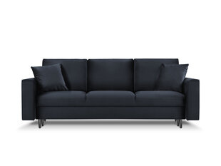 Трехместный диван Mazzini Sofas Cartadera, темно-синий/черный цена и информация | Диваны | 220.lv