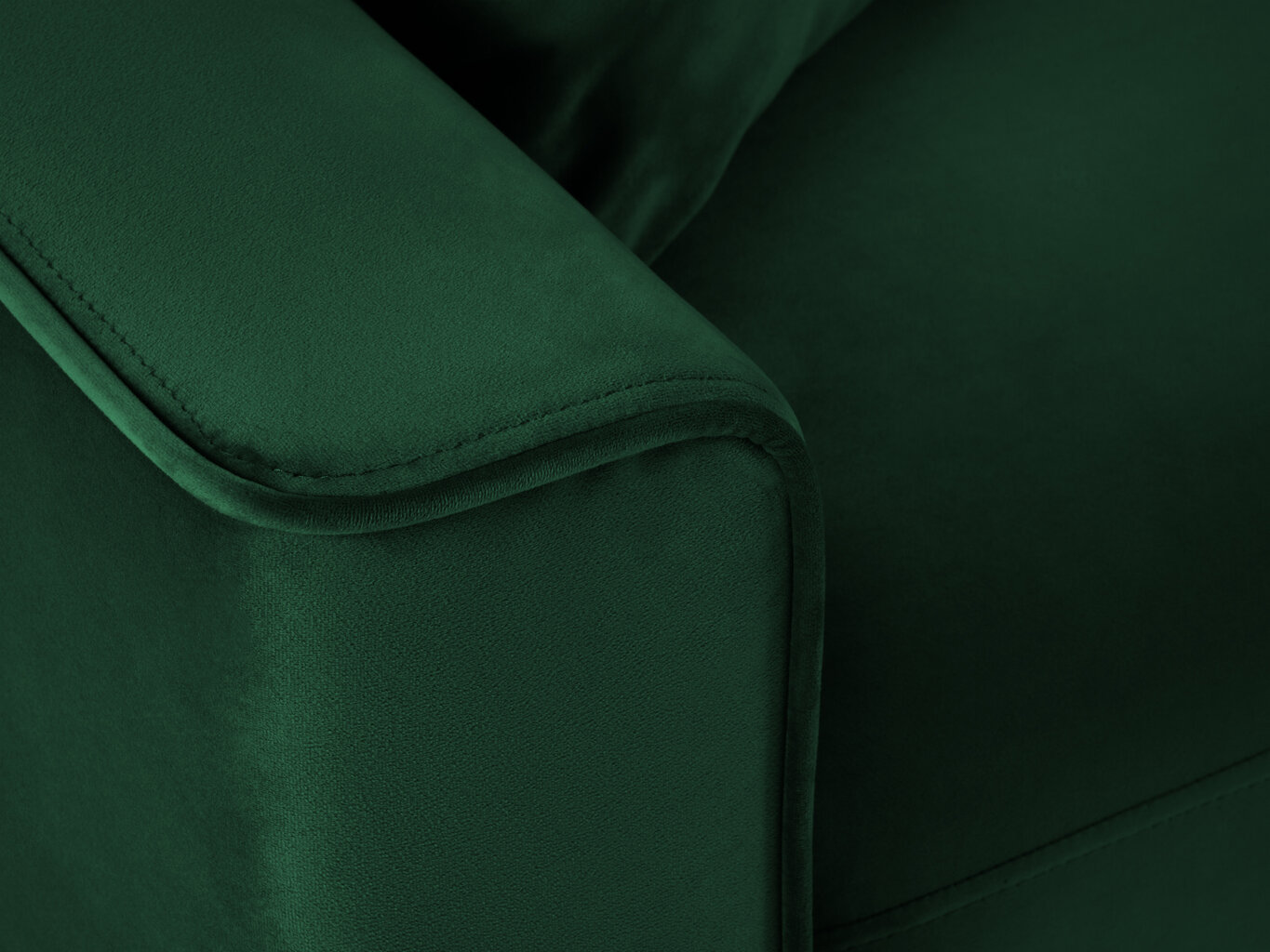 Trīsvietīgs dīvāns Mazzini Sofas Cartadera, tumši zaļš/melns cena un informācija | Dīvāni | 220.lv