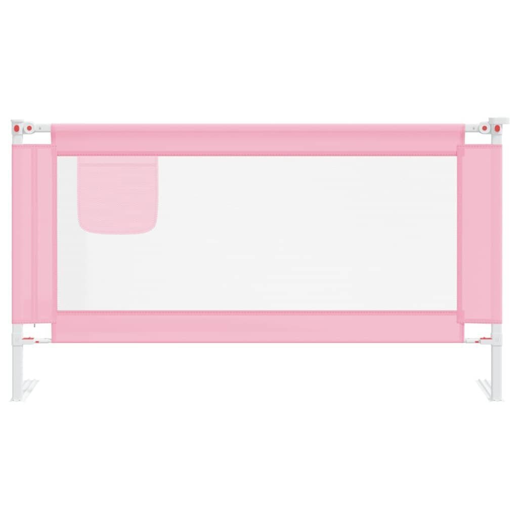 Aizsargbarjera bērnu gultai vidaXL, rozā, 150x25cm cena un informācija | Bērnu drošības preces | 220.lv