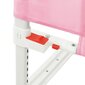 Aizsargbarjera bērnu gultai vidaXL, rozā, 160x25cm cena un informācija | Bērnu drošības preces | 220.lv
