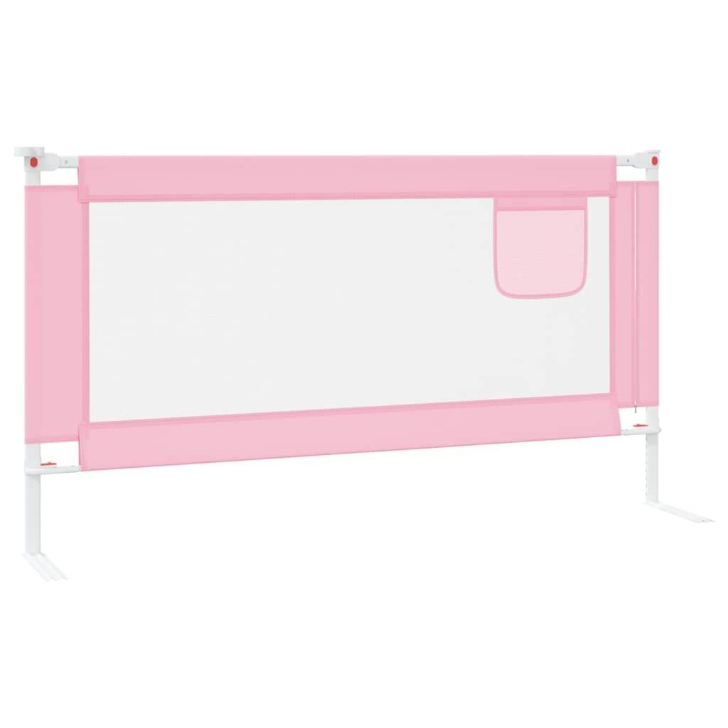 Aizsargbarjera bērnu gultai vidaXL, rozā, 160x25cm цена и информация | Bērnu drošības preces | 220.lv