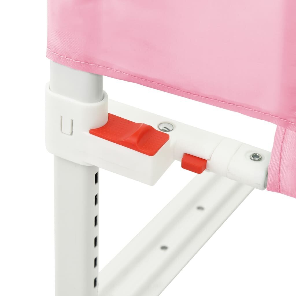 Aizsargbarjera bērnu gultai vidaXL, rozā, 190x25cm цена и информация | Bērnu drošības preces | 220.lv