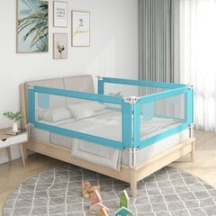Aizsargbarjera bērnu gultai vidaXL, zila, 90x25cm цена и информация | Товары для безопасности детей дома | 220.lv
