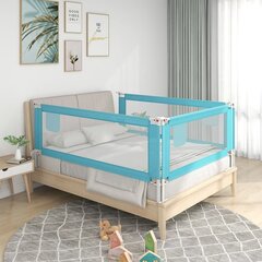 Aizsargbarjera bērnu gultai vidaXL, zila, 160x25cm цена и информация | Товары для безопасности детей дома | 220.lv